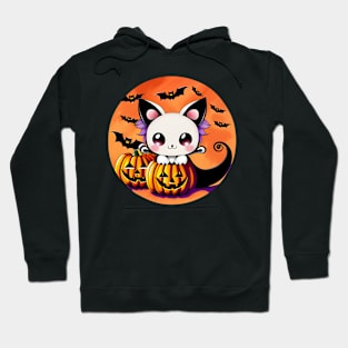 Pumpkin Purrfection: Spooktacular Kitty Delight! Hoodie